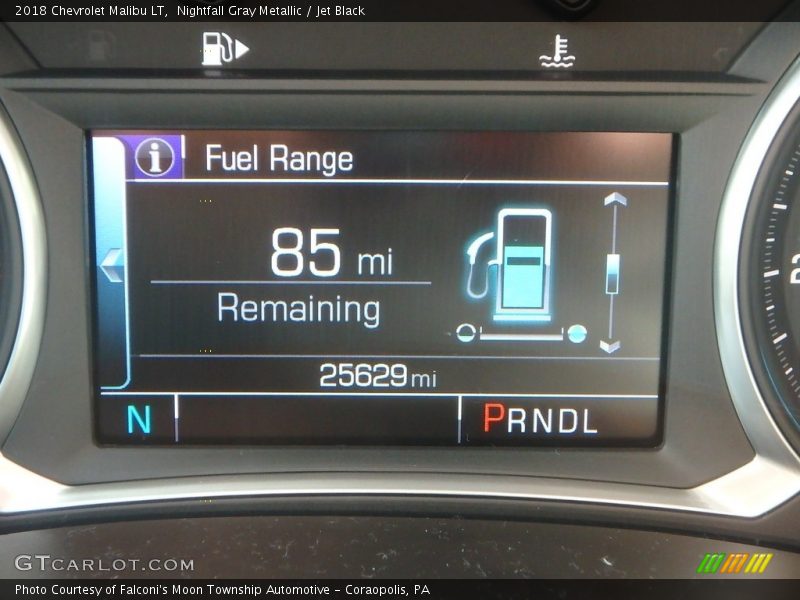 Nightfall Gray Metallic / Jet Black 2018 Chevrolet Malibu LT