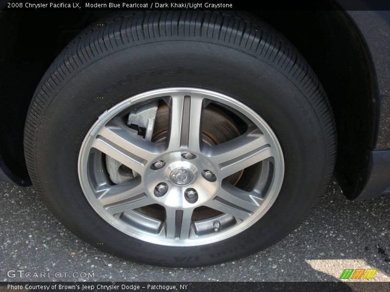 Modern Blue Pearlcoat / Dark Khaki/Light Graystone 2008 Chrysler Pacifica LX
