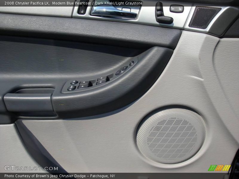 Modern Blue Pearlcoat / Dark Khaki/Light Graystone 2008 Chrysler Pacifica LX