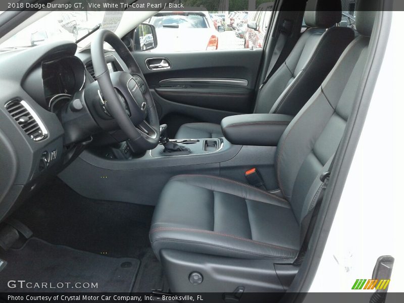 Vice White Tri-Coat Pearl / Black 2018 Dodge Durango GT