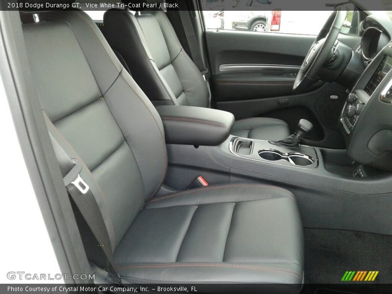 Vice White Tri-Coat Pearl / Black 2018 Dodge Durango GT
