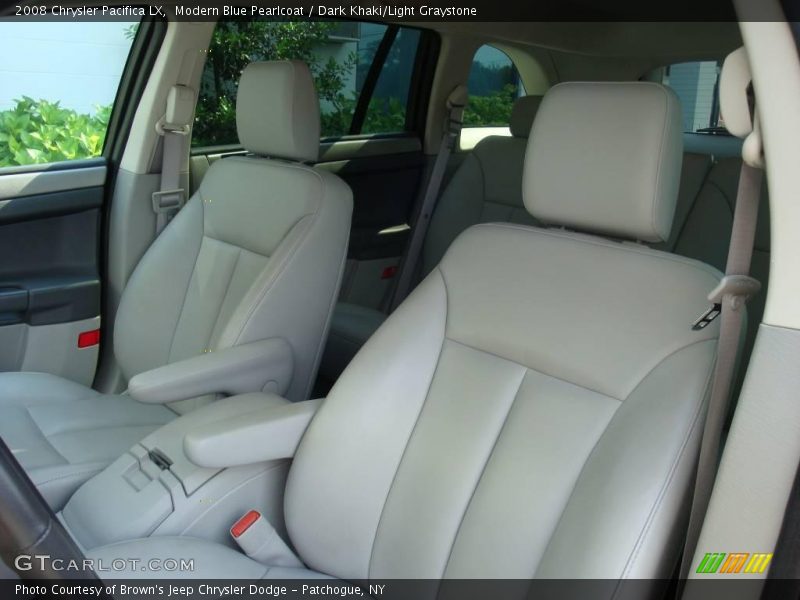 Modern Blue Pearlcoat / Dark Khaki/Light Graystone 2008 Chrysler Pacifica LX