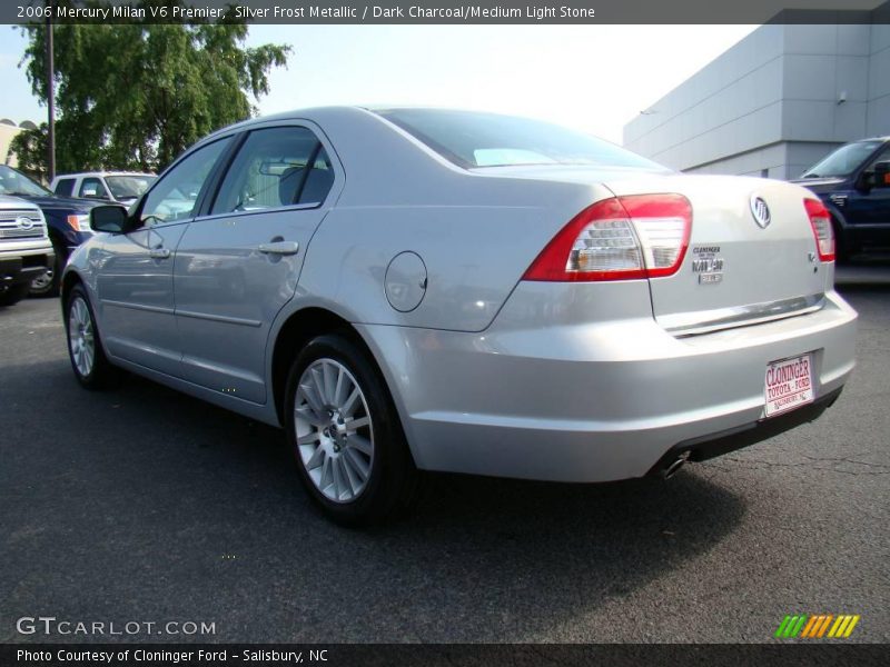 Silver Frost Metallic / Dark Charcoal/Medium Light Stone 2006 Mercury Milan V6 Premier