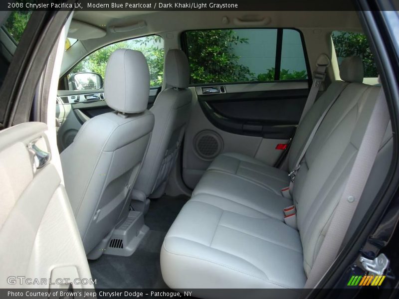 Modern Blue Pearlcoat / Dark Khaki/Light Graystone 2008 Chrysler Pacifica LX