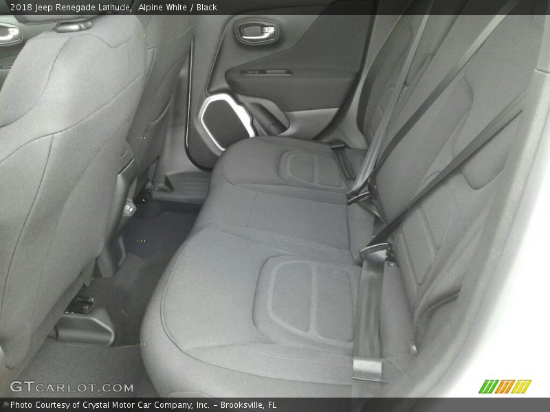 Alpine White / Black 2018 Jeep Renegade Latitude