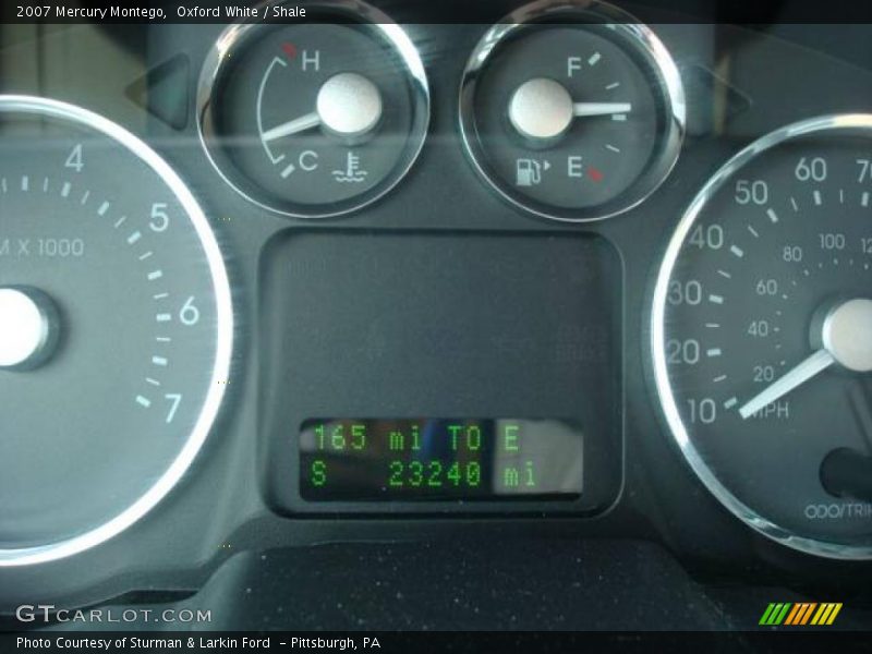 Oxford White / Shale 2007 Mercury Montego