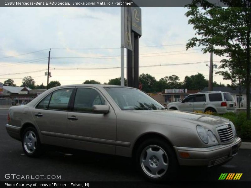 Smoke Silver Metallic / Parchment 1998 Mercedes-Benz E 430 Sedan