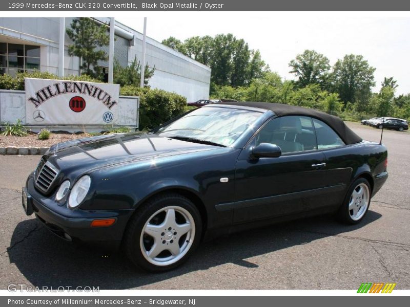 Black Opal Metallic / Oyster 1999 Mercedes-Benz CLK 320 Convertible