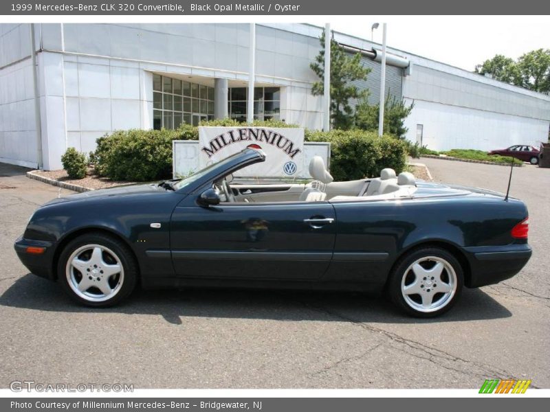 Black Opal Metallic / Oyster 1999 Mercedes-Benz CLK 320 Convertible