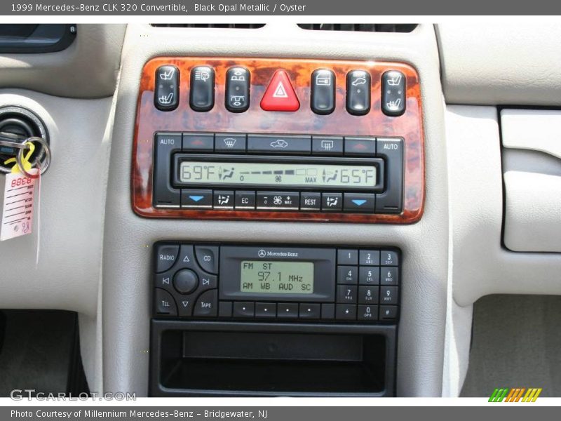 Black Opal Metallic / Oyster 1999 Mercedes-Benz CLK 320 Convertible