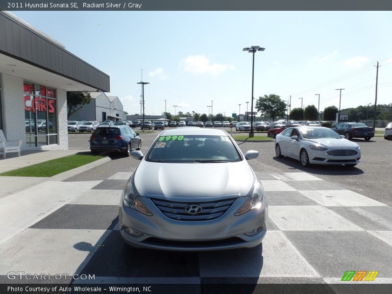 Radiant Silver / Gray 2011 Hyundai Sonata SE