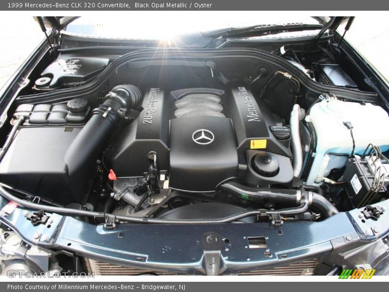Black Opal Metallic / Oyster 1999 Mercedes-Benz CLK 320 Convertible