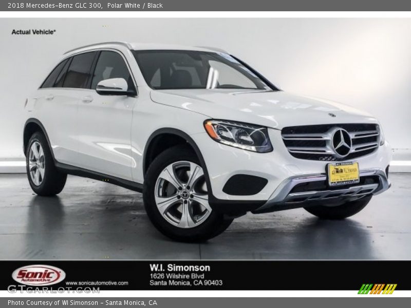 Polar White / Black 2018 Mercedes-Benz GLC 300