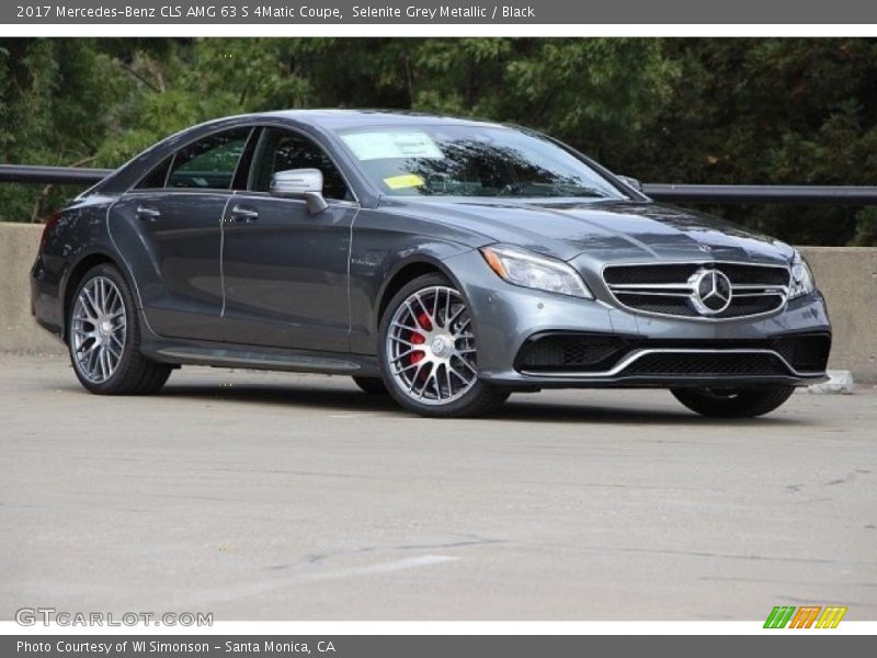 Selenite Grey Metallic / Black 2017 Mercedes-Benz CLS AMG 63 S 4Matic Coupe