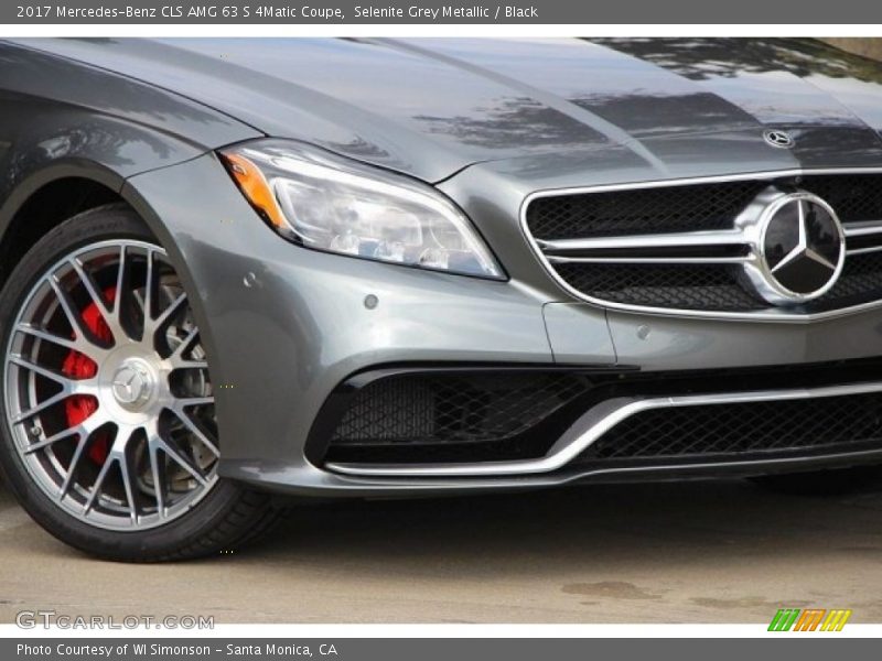 Selenite Grey Metallic / Black 2017 Mercedes-Benz CLS AMG 63 S 4Matic Coupe