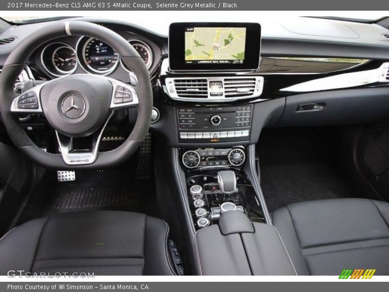 Selenite Grey Metallic / Black 2017 Mercedes-Benz CLS AMG 63 S 4Matic Coupe