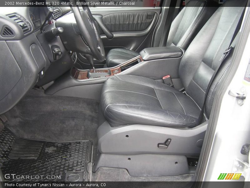 Brilliant Silver Metallic / Charcoal 2002 Mercedes-Benz ML 320 4Matic