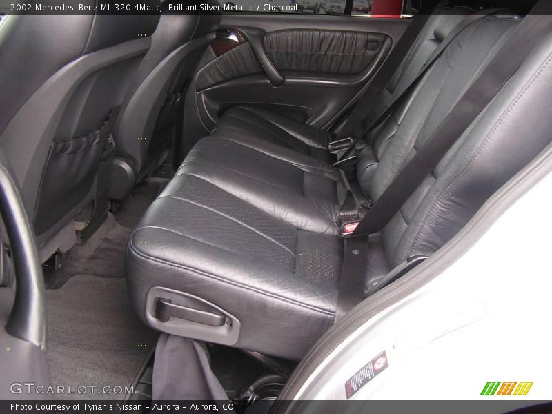 Brilliant Silver Metallic / Charcoal 2002 Mercedes-Benz ML 320 4Matic