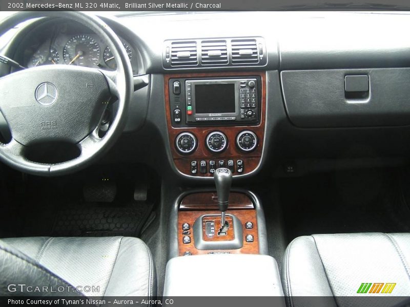 Brilliant Silver Metallic / Charcoal 2002 Mercedes-Benz ML 320 4Matic