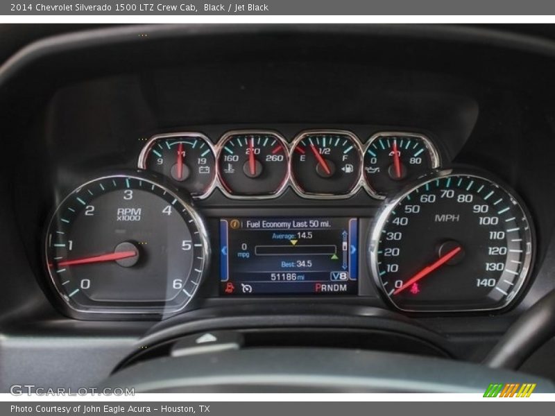 Black / Jet Black 2014 Chevrolet Silverado 1500 LTZ Crew Cab