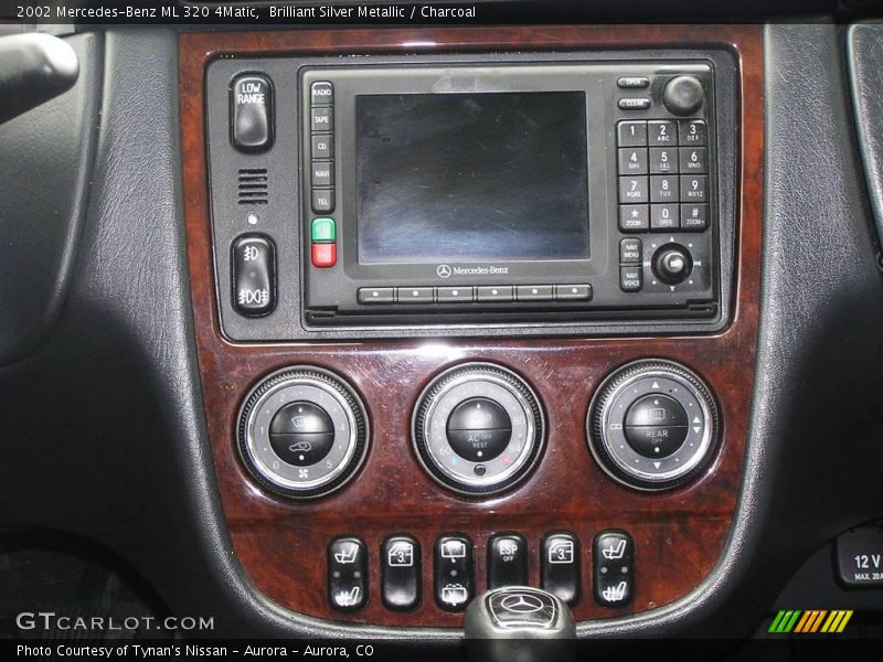Brilliant Silver Metallic / Charcoal 2002 Mercedes-Benz ML 320 4Matic