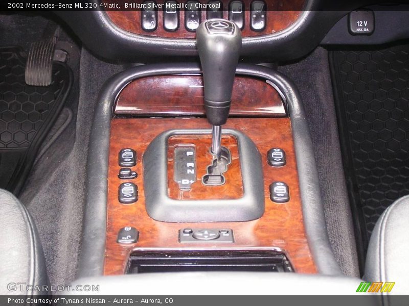 Brilliant Silver Metallic / Charcoal 2002 Mercedes-Benz ML 320 4Matic