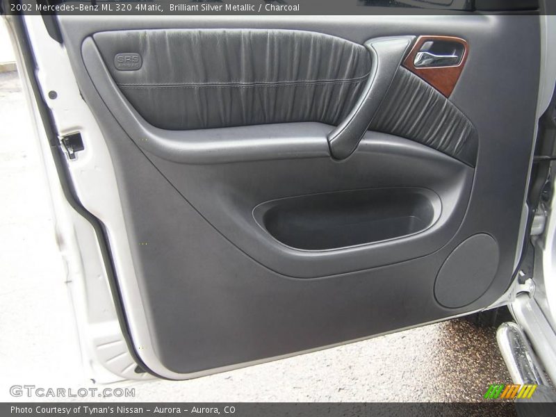 Brilliant Silver Metallic / Charcoal 2002 Mercedes-Benz ML 320 4Matic