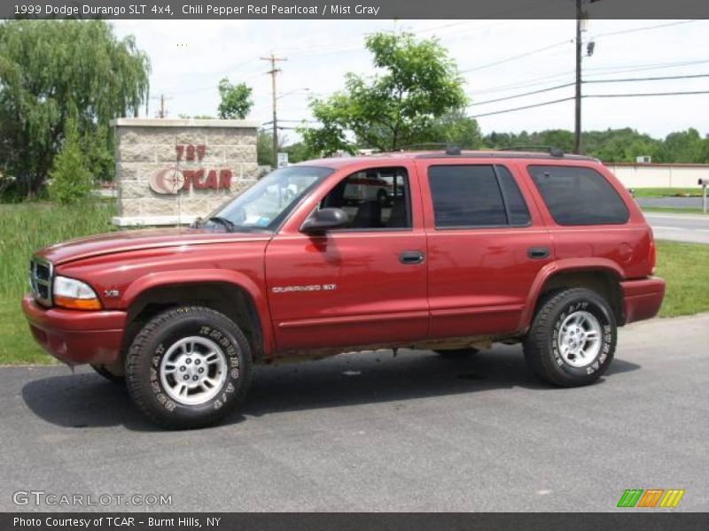 Chili Pepper Red Pearlcoat / Mist Gray 1999 Dodge Durango SLT 4x4