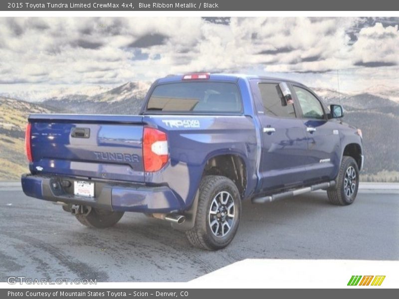 Blue Ribbon Metallic / Black 2015 Toyota Tundra Limited CrewMax 4x4