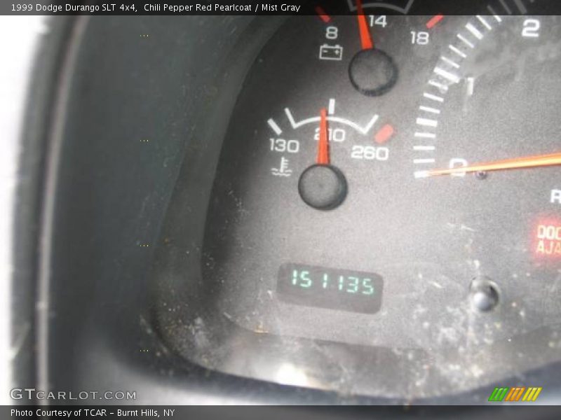 Chili Pepper Red Pearlcoat / Mist Gray 1999 Dodge Durango SLT 4x4