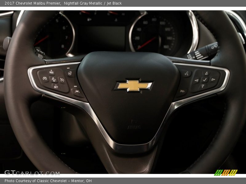Nightfall Gray Metallic / Jet Black 2017 Chevrolet Malibu Premier