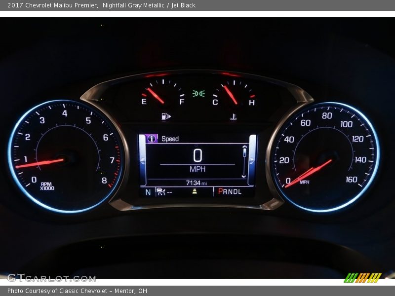 Nightfall Gray Metallic / Jet Black 2017 Chevrolet Malibu Premier