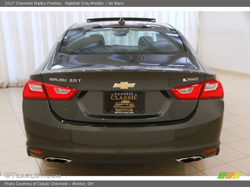 Nightfall Gray Metallic / Jet Black 2017 Chevrolet Malibu Premier