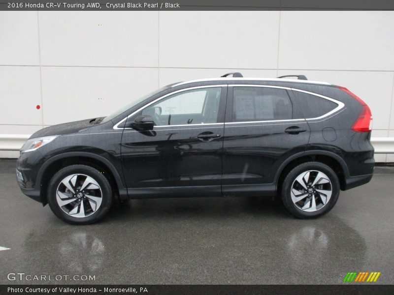 Crystal Black Pearl / Black 2016 Honda CR-V Touring AWD