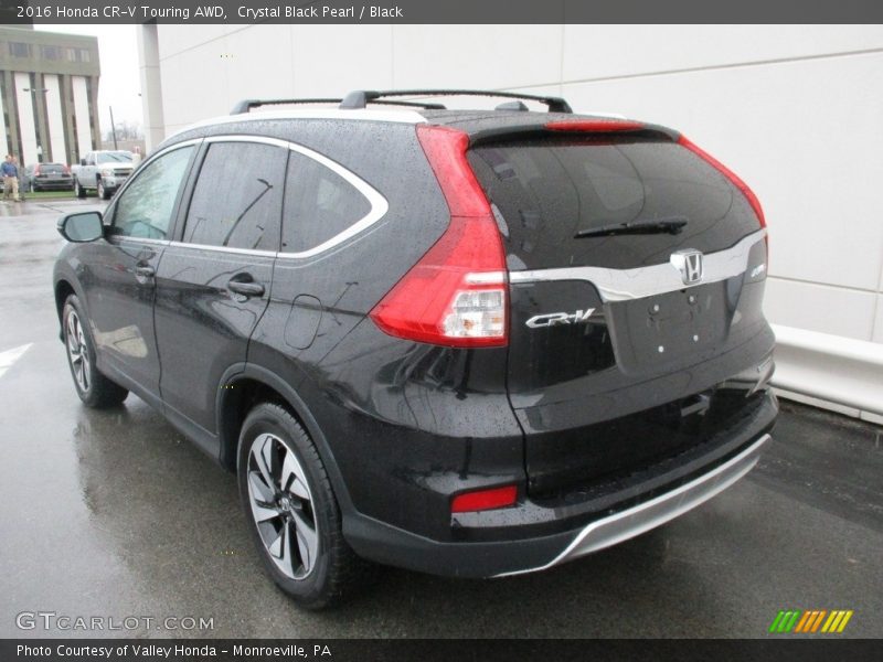 Crystal Black Pearl / Black 2016 Honda CR-V Touring AWD