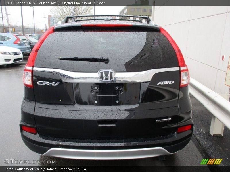 Crystal Black Pearl / Black 2016 Honda CR-V Touring AWD