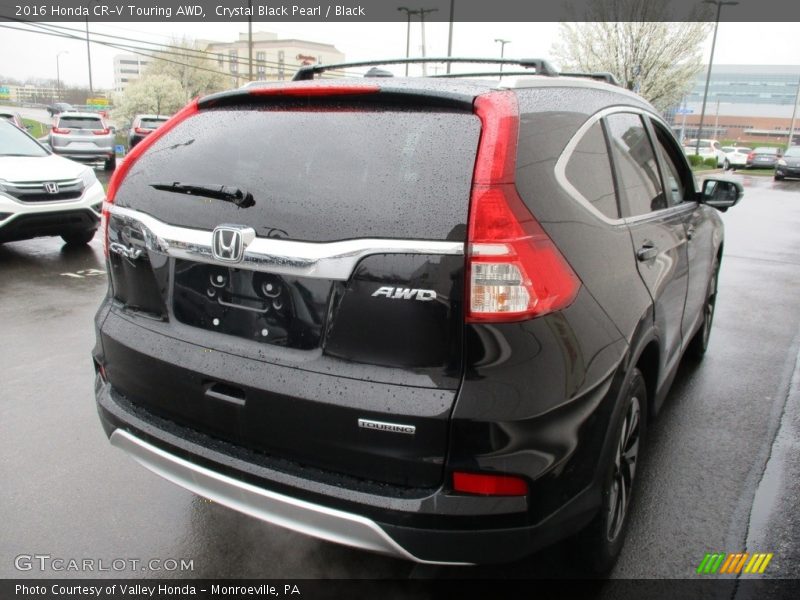 Crystal Black Pearl / Black 2016 Honda CR-V Touring AWD