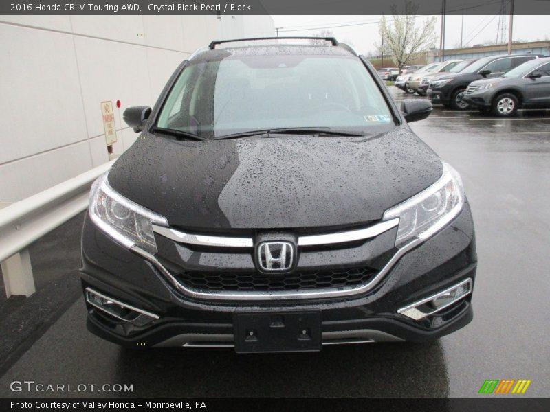 Crystal Black Pearl / Black 2016 Honda CR-V Touring AWD