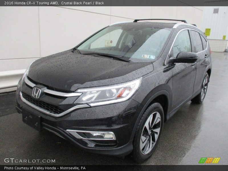 Crystal Black Pearl / Black 2016 Honda CR-V Touring AWD