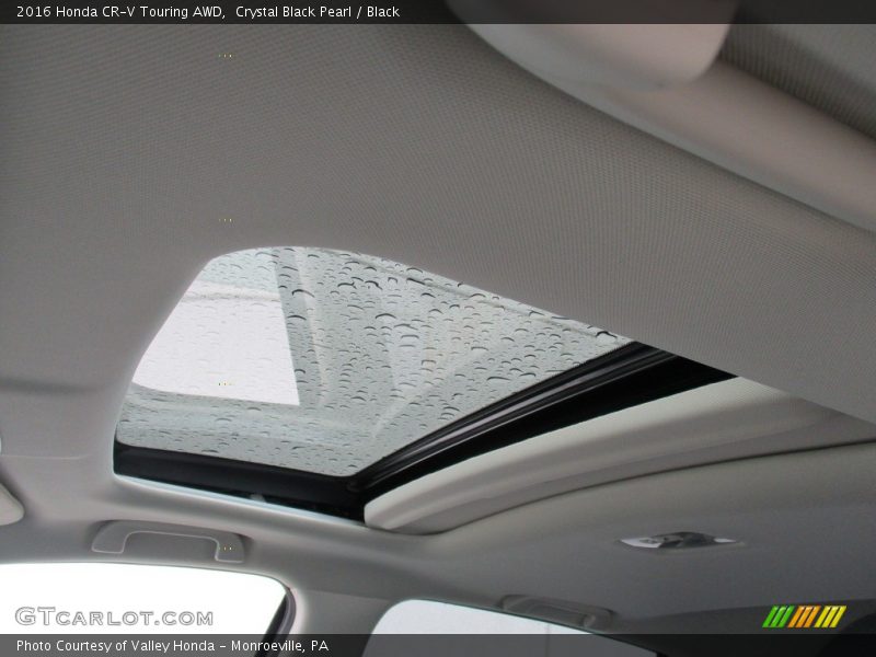 Crystal Black Pearl / Black 2016 Honda CR-V Touring AWD