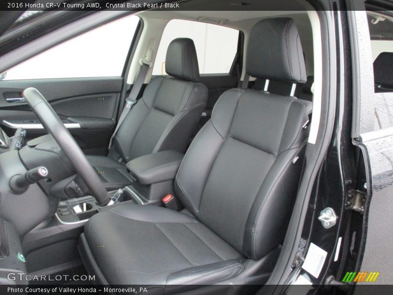 Crystal Black Pearl / Black 2016 Honda CR-V Touring AWD