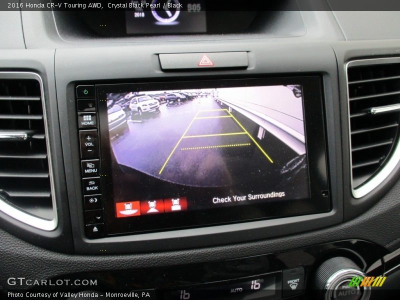 Crystal Black Pearl / Black 2016 Honda CR-V Touring AWD