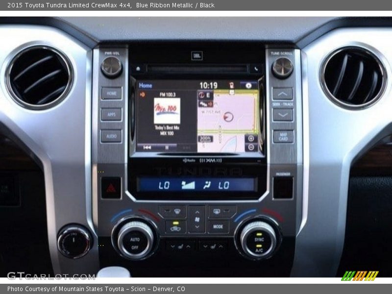 Blue Ribbon Metallic / Black 2015 Toyota Tundra Limited CrewMax 4x4