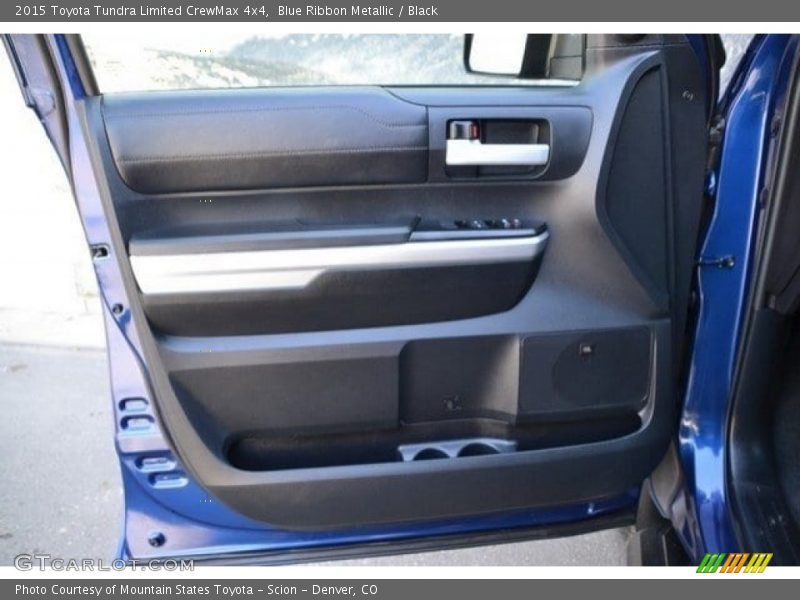 Blue Ribbon Metallic / Black 2015 Toyota Tundra Limited CrewMax 4x4
