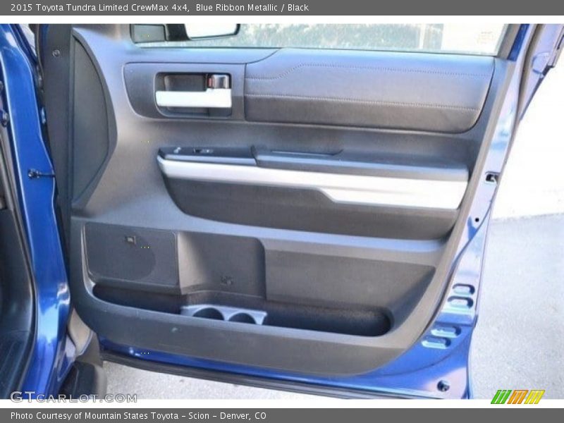 Blue Ribbon Metallic / Black 2015 Toyota Tundra Limited CrewMax 4x4