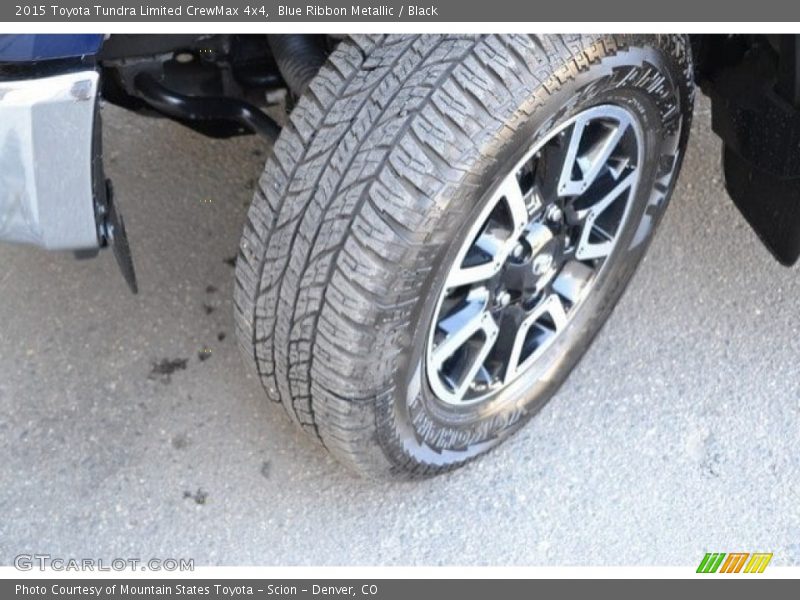 Blue Ribbon Metallic / Black 2015 Toyota Tundra Limited CrewMax 4x4