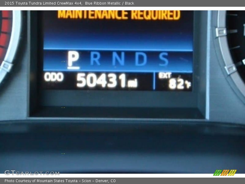 Blue Ribbon Metallic / Black 2015 Toyota Tundra Limited CrewMax 4x4