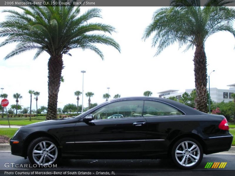 Black / Stone 2006 Mercedes-Benz CLK 350 Coupe