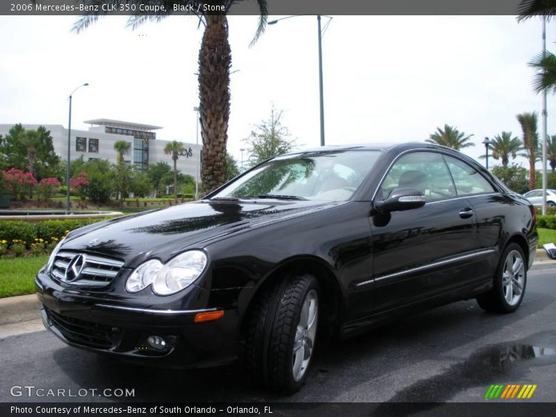Black / Stone 2006 Mercedes-Benz CLK 350 Coupe