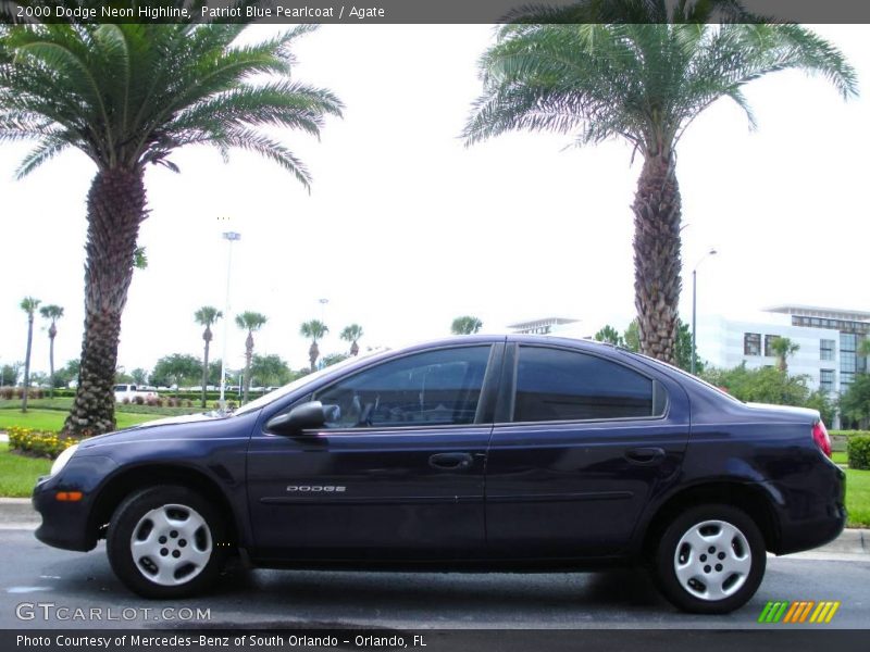 Patriot Blue Pearlcoat / Agate 2000 Dodge Neon Highline
